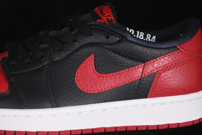 All categories Air Jordan Jordan series basketball shoes Air Jordan 1 Low Air Jordan 1 Low "Banned" AJ1 Joe 1 black and red banned XX low-top cultural casual sneakers IW6276-001